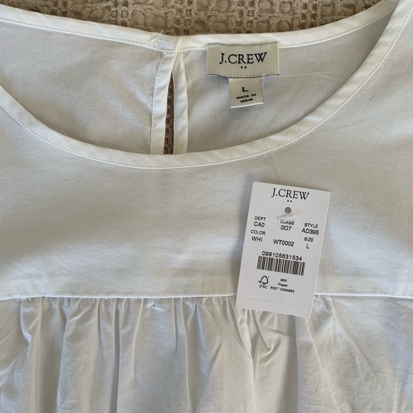 White JCrew Blouse - Picture 2 of 3